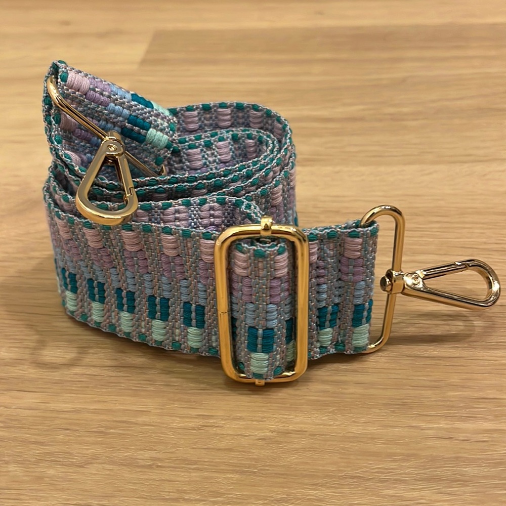 NWOT Adjustable Pastel Bag Strap